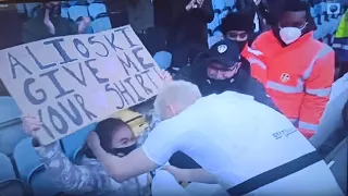 Alioski Giving A Girl His Shirt