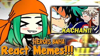 Heróis bnha Reagindo À DEKU É GADO?! React Memes De Boku No Hero Academia...