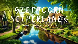 Giethoorn Netherlands 2024 4K | Travel Guide