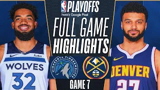 NUGGETS VS TIMBERWOLVES FULL GAME HIGHLIGHTS GAME 7 | May 19, 2024 | NBA Playoffs 2k24