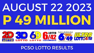 Lotto Result August 22 2023 9pm [Complete Details]