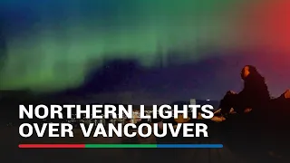 Canadians flock to watch dazzling Northern Lights over Vancouver