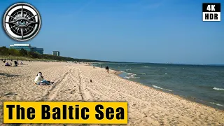 The Baltic Sea Walking Tour of Międzyzdroje 🇵🇱 Poland 4k HDR ASMR