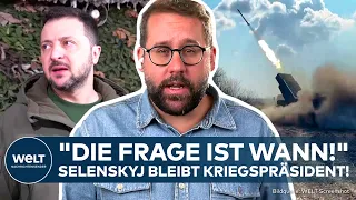 PUTINS KRIEG: Ukraine verschiebt Präsidentschaftswahlen! "Da gibt es keinen großen Widerstand!"