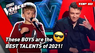 The BEST BOYS Blind Auditions of The Voice Kids 2021! 😎| Top 10