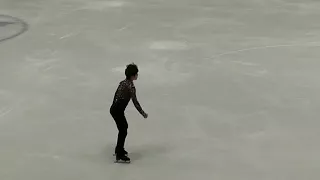 SHOMA UNO WARM-UP BEFORE SP - WORLD FIGURE SKATING CHAMPIONSHIPS 2018 MILAN MEN