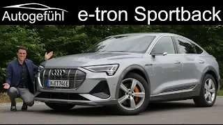 Audi e-tron Sportback s-line FULL REVIEW new EV SUV Coupé - Autogefühl