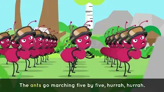 The Ants Go Marching 🐜🐜🐜 | Nursery Rhymes | Lingokids