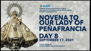 LIVE NOW | Day 8 of Novena to Our Lady of Peñafrancia & HOLY MASS | September 17, 2021 | Friday ...