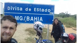 Viagem de moto de SP à Bahia (ida) - 1.580 KM - Yamaha XTZ 150 Crosser - ED - Com garupa