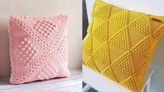 Stylish  and trendy crochet cushions designs and pattern with new ideas and fashion