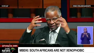 Thabo Mbeki says South Africans are not xenophobic