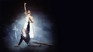 Roberta Marquez and Steven McRae in rehearsals for Giselle with Peter Wright (The Royal Ballet)