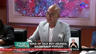 King of Talk Boy Abunda, nagbabalik-Kapuso | SONA