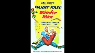 Wonder Man, 1945, Danny Kaye,  early representation of softbois in cinema