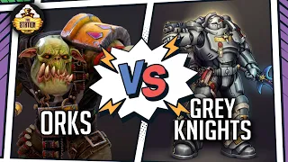 ORKS vs GREY KNIGHTS I Battlereport 2000 pts I Warhammer 40000