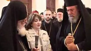 His Beatitude Archbishop of Nova Justiniana and all Cyprus Chrysostomos II in Georgia. 22092011