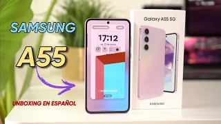 Samsung Galaxy A55 ¡Unboxing y Primeras impresiones en español!