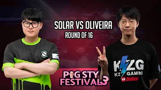 StarCraft 2 - Oliveira vs Solar PiG Sty Festival 3.0