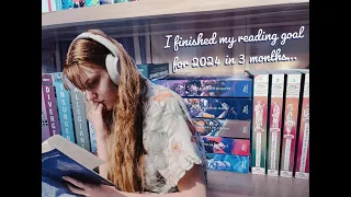I reached my reading goal in 3 months... | Reading Vlog