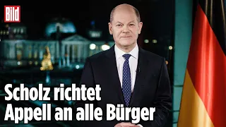 Erste Neujahrsansprache von Bundeskanzler Olaf Scholz