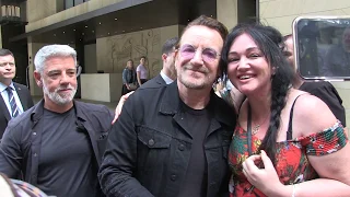 'U2 front man BONO up close & personal with fans in Sydney' #15MOF