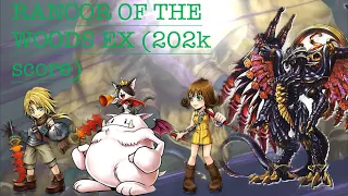 DFFOO [GL] - RANCOR OF THE WOODS EX, 202k Score (who even uses friend units?!)