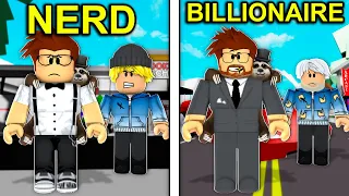 NERD To BILLIONAIRE in Roblox Brookhaven..