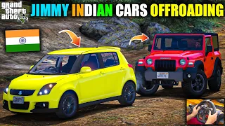 GTA 5 : INDIAN CARS EXTREME OFFROADING ON MOUNT CHILLIAD OMG WITH LOGITECH G29