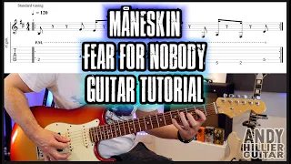 How to play Måneskin - Fear for Nobody Guitar Lesson Tutorial