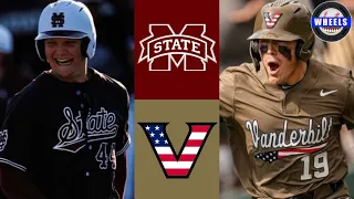 Miss St vs #11 Vanderbilt (MUST WATCH, AMAZING | I WAS THERE!) | 2024 College Baseball Highlights