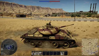 T-54 Ground Arcade Battles Gameplay (No Commentary) // War Thunder