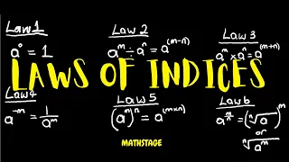 Laws of Indices | Math Stage | CXC/GCSE