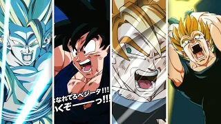 8TH ANNIVERSARY LR SSJ3 GOKU & SSJ2 VEGETA STANDBY SKILL & SUPER ATTACKS! (DBZ: Dokkan Battle)