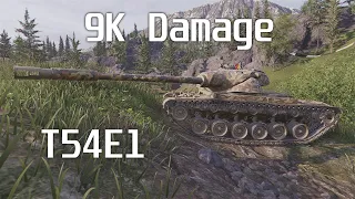 Wot Console - 9k Damage - T54E1 - LakeVille