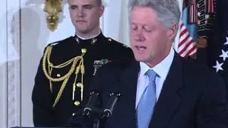 President Clinton at the Presidential Medal of Freedom Ceremony (2000)