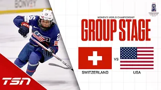 USA vs. Switzerland FULL HIGHLIGHTS | 2024 Women's World Hockey Championship