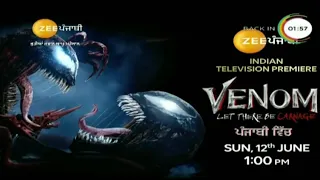 Indian Television Premiere | Venom (In Punjabi) | 12 June 1 PM On @punjabizee #promo
