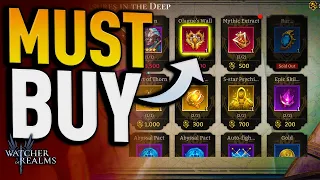 AVOID THESE MISTAKES - TREASURES IN THE DEEP SHOP - Watcher of Realms