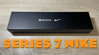 Apple Watch series 7 Nike 41мм Сияющая звезда | Распаковка первое впечатление!