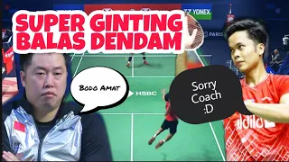 Bola​​​ Tipuan Antony Ginting yang membuat Lawan Sampai Kesel Sendiri. - Super Skill Ginting