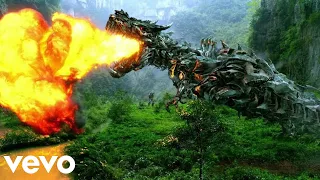 Usher - Yeah! (itsAirLow lace. REMIX) | Transformers (Dinobot Scene) [4K]