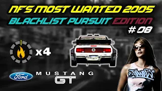 NFS MW 2005 - Blacklist #08 Extreme Pursuit - Ford Mustang GT [4k60FPS]