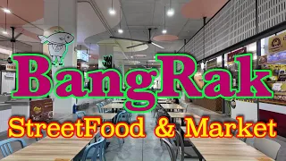 Walking @ Bang Rak Market & Food Court (Mar 2024)