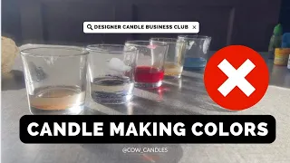 CANDLE MAKING COLORS / Which colors to use for candle making / यह गलती कभी न करें ❌❌❌❌❌❌ Learn today
