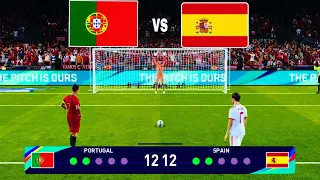 Spain vs Portugal - Ronaldo vs Morata | Penalty shootout 🔥