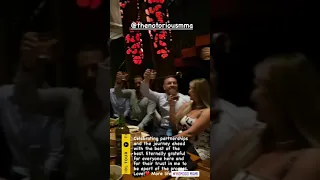 Conor McGregor at the party