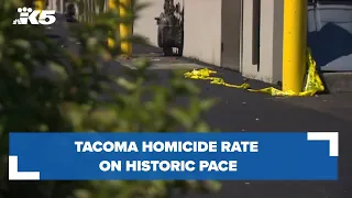 Tacoma homicide rate on historic pace