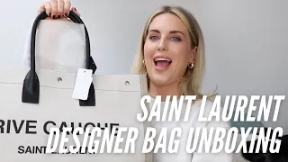 Unboxing My New Designer Bag: Saint Laurent Rive Gauche Tote