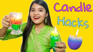 Testing Viral DIWALI Candle Hacks from 5 Minute Crafts!! *beautiful candles* 😍